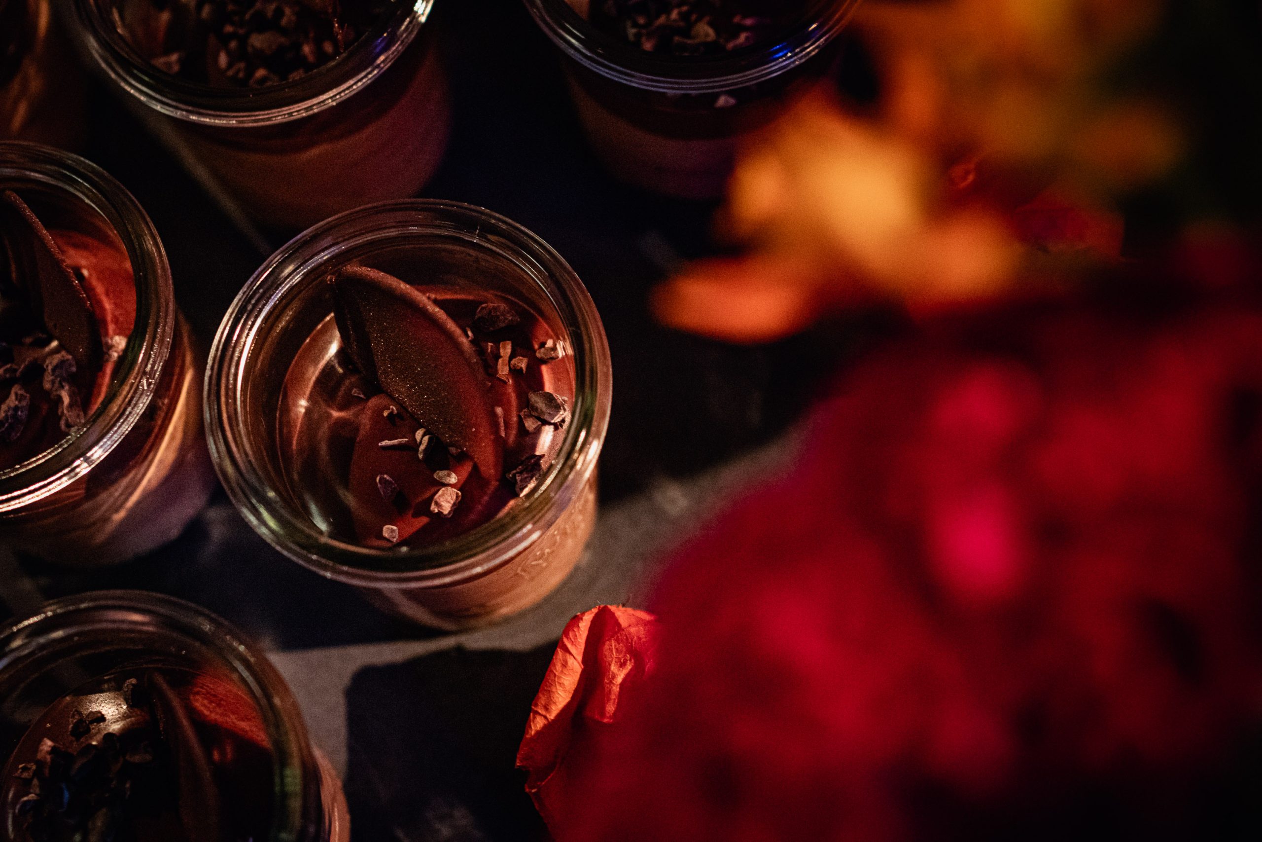 Catering Hoflieferanten Berlin Weihnachtsfeier Schokomousse