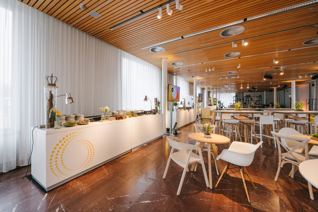 Hoflieferanten Berlin Catering Good Energy Buffet – Innenbereich Set-up