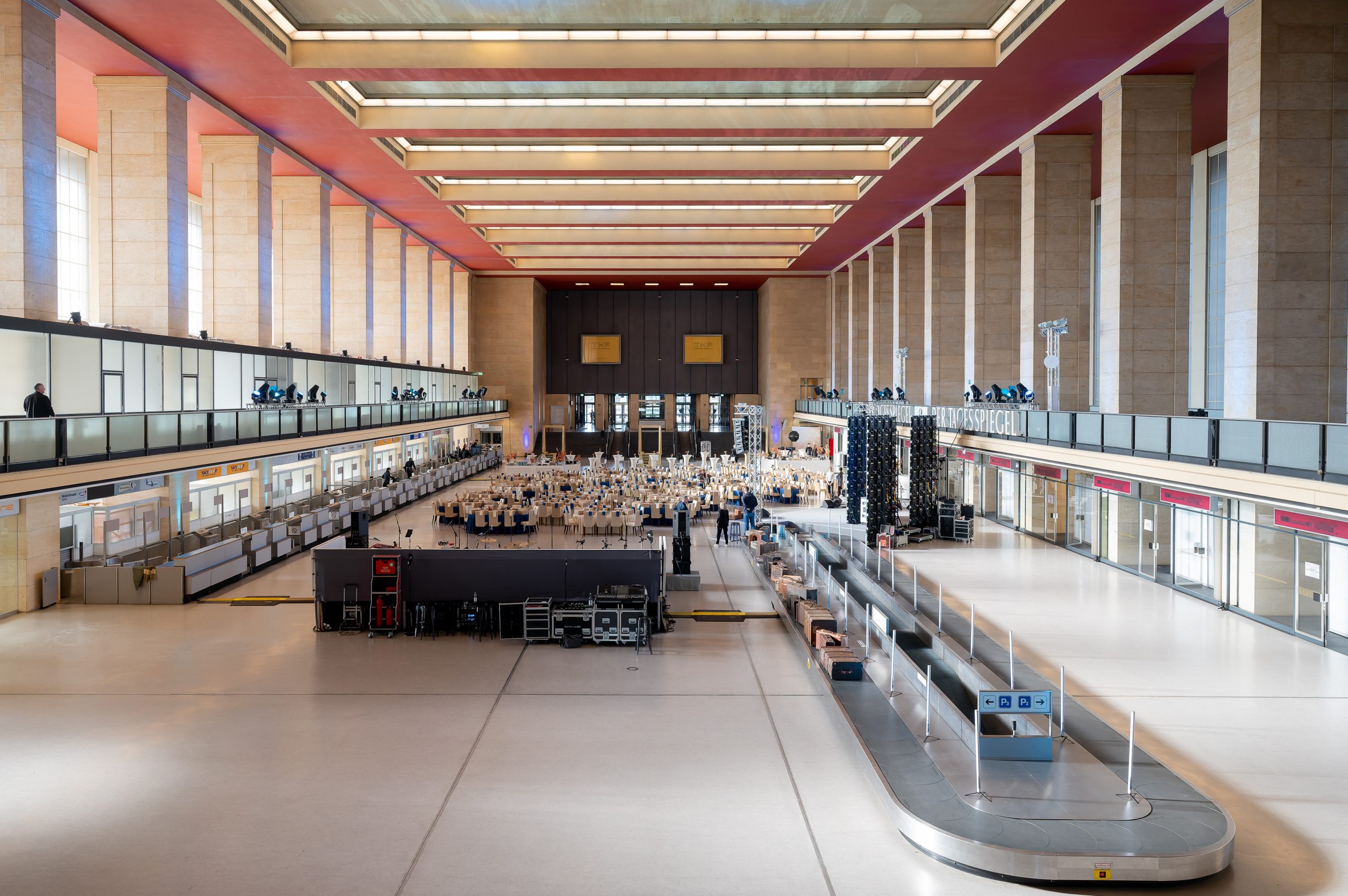 Catering Hoflieferanten Berlin Flughafen Tempelhof Innenbereich