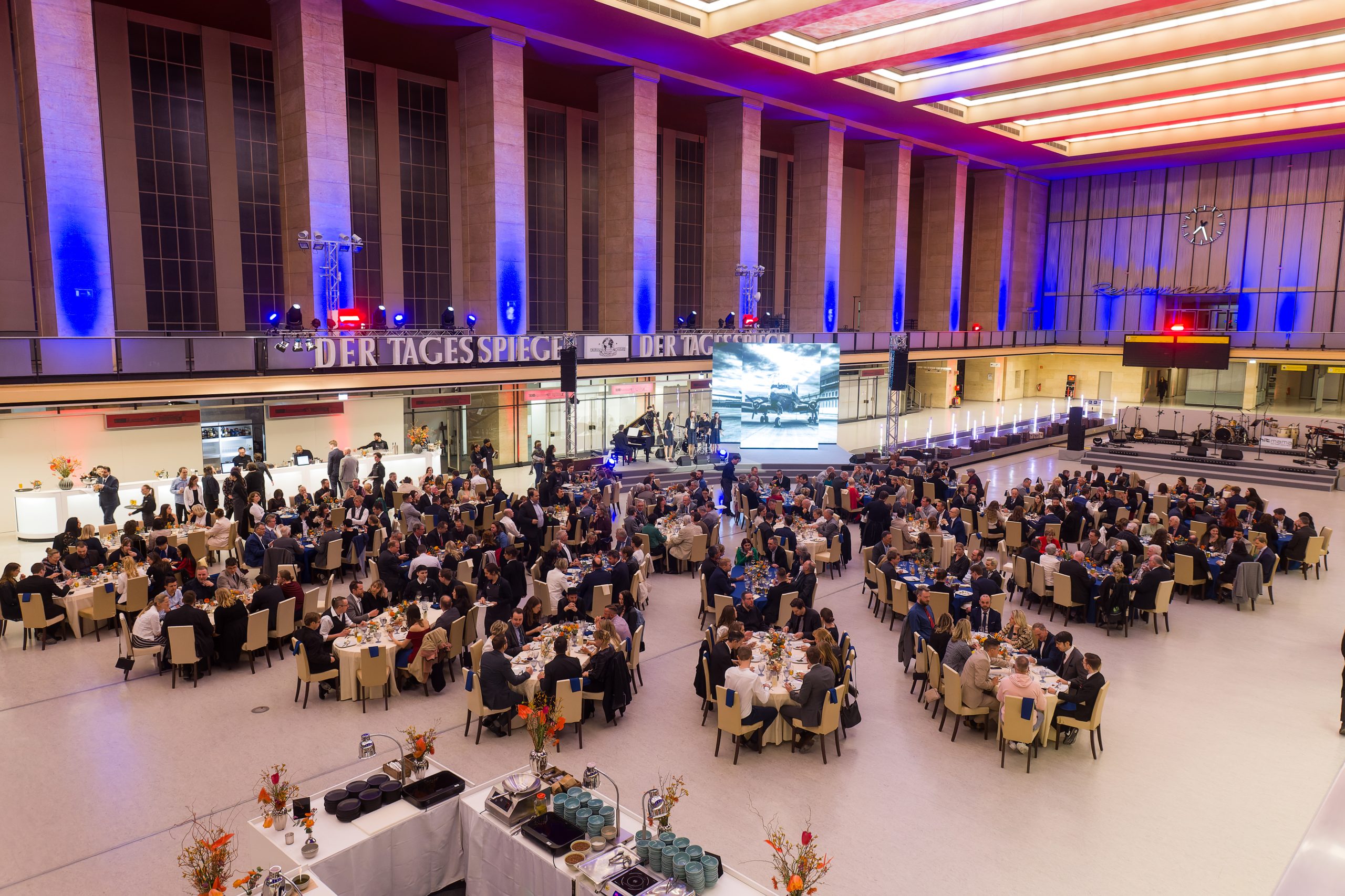 Catering Hoflieferanten Berlin Flughafen Tempelhof Innenbereich